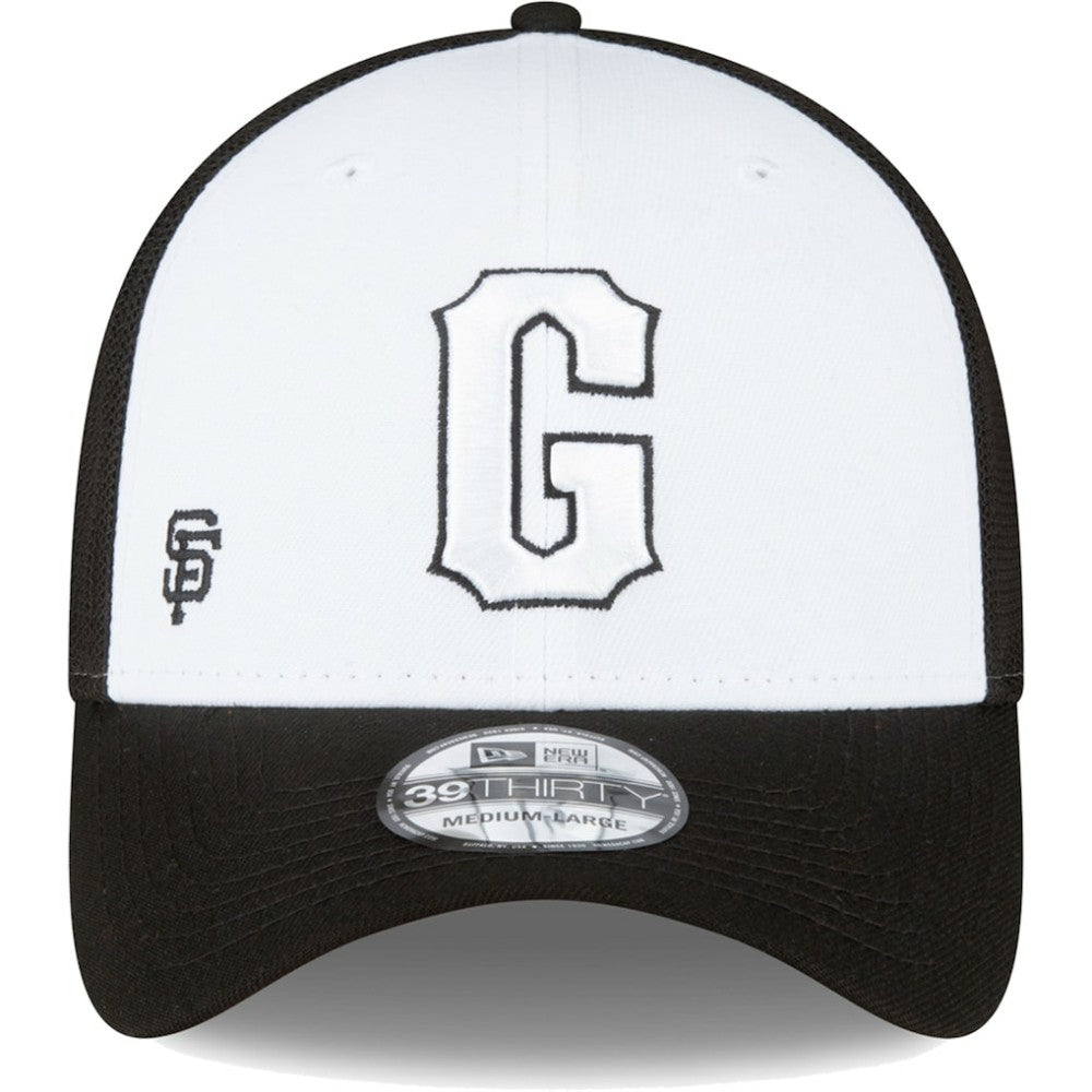 San Francisco Giants New Era 2023 On-Field Batting Practice 39THIRTY Flex Hat - Black/White - New Era Online