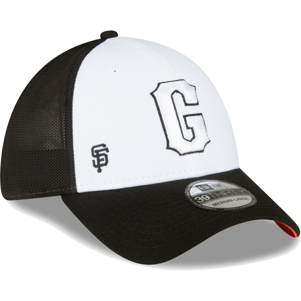 San Francisco Giants New Era 2023 On-Field Batting Practice 39THIRTY Flex Hat - Black/White - New Era Online
