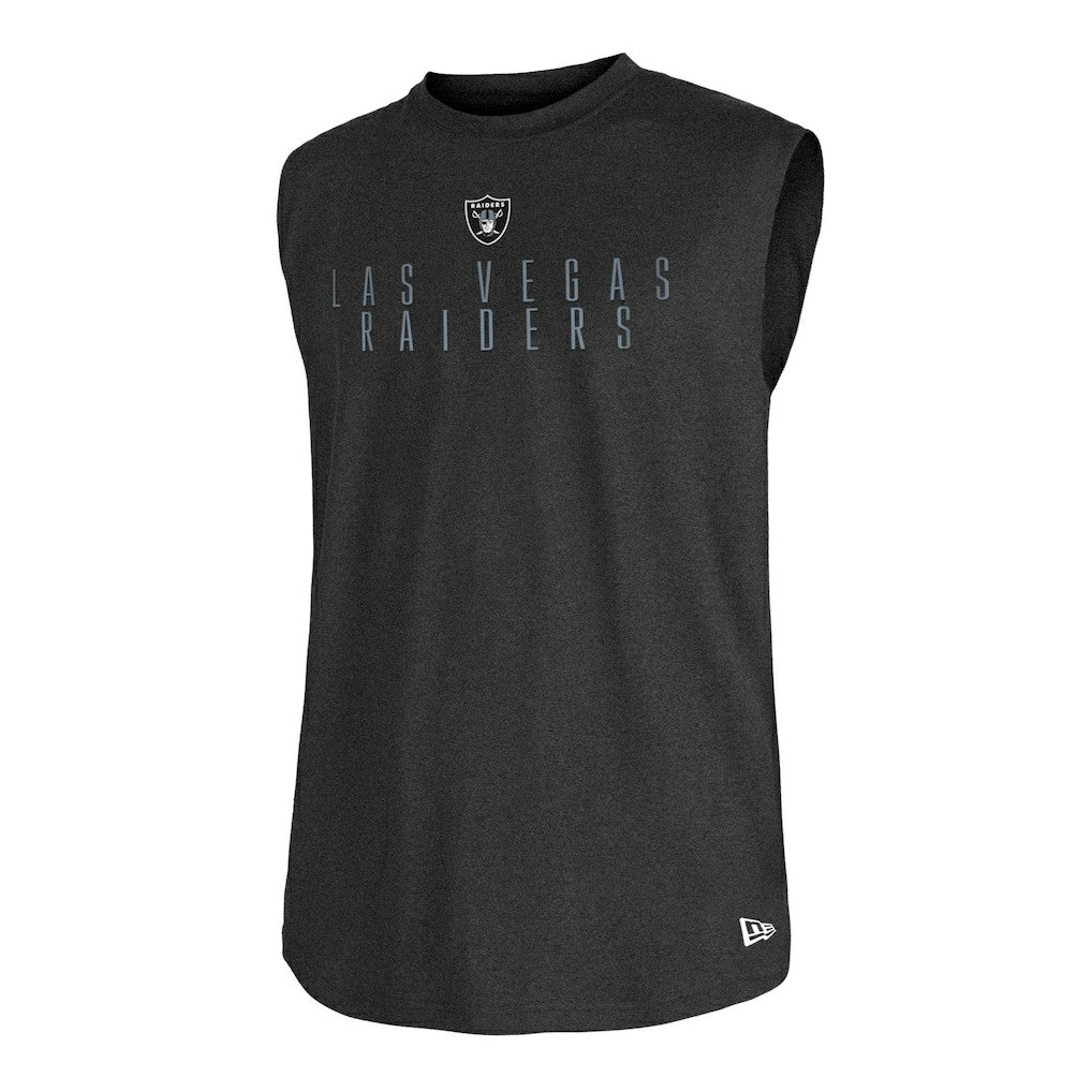 Las Vegas Raiders New Era Team Muscle Tank Top Black