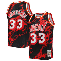 Alonzo Mourning Miami Heat 1996/97 Hardwood Classics Marble Swingman Jersey Black | Mitchell & Ness online