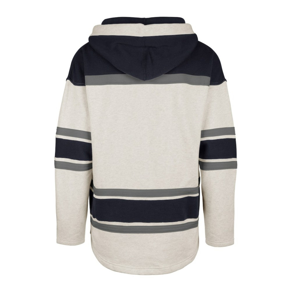 Columbus Blue Jackets '47 Rockaway Lace-Up Pullover Hoodie - Oatmeal - NHL 4993235