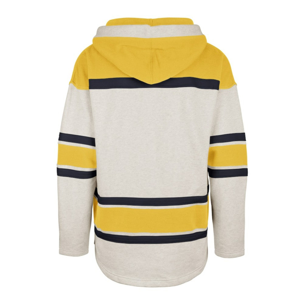 Nashville Predators '47 Rockaway Lace-Up Pullover Hoodie - Oatmeal - NHL 4993236