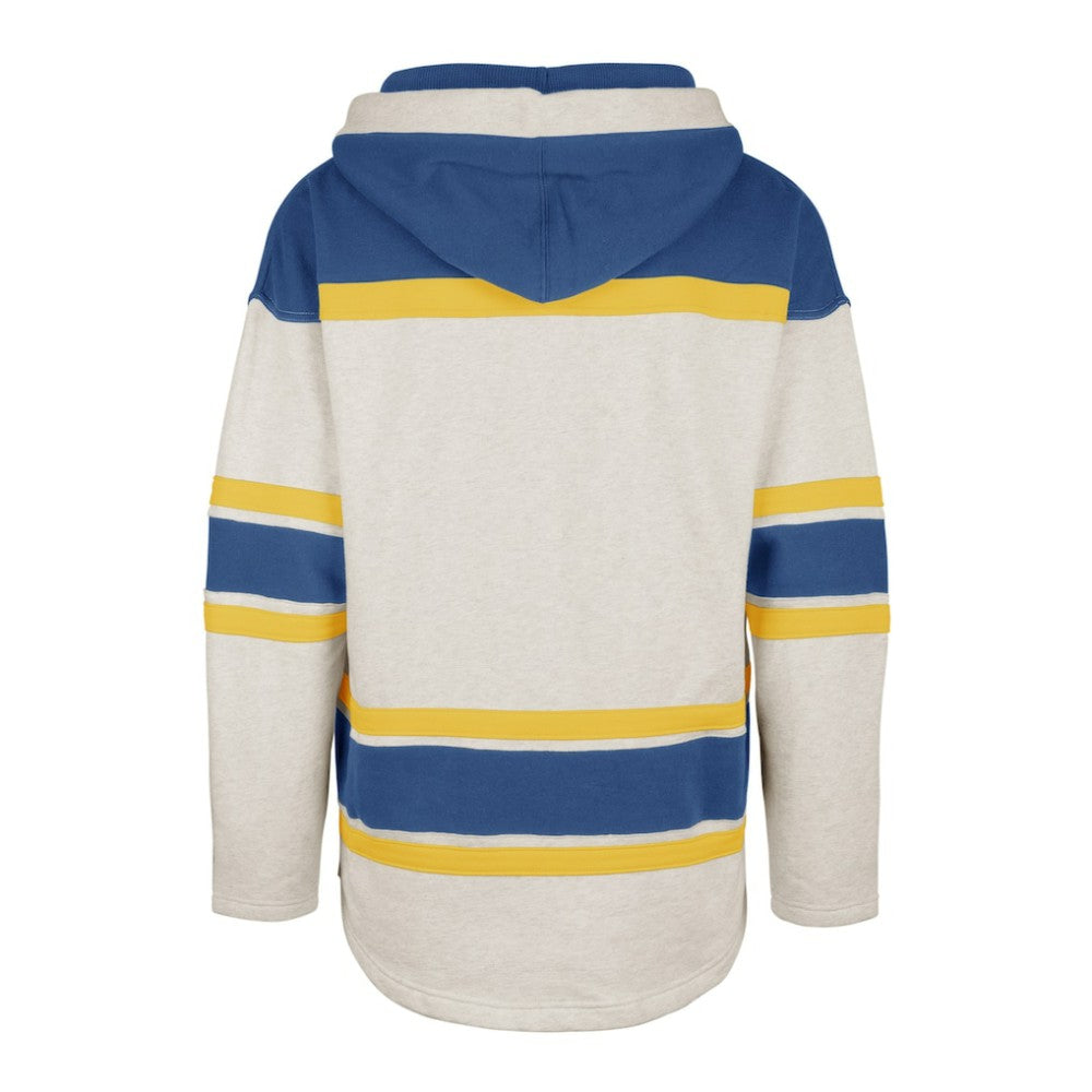 St. Louis Blues '47 Rockaway Lace-Up Pullover Hoodie - Oatmeal - NHL 4993248