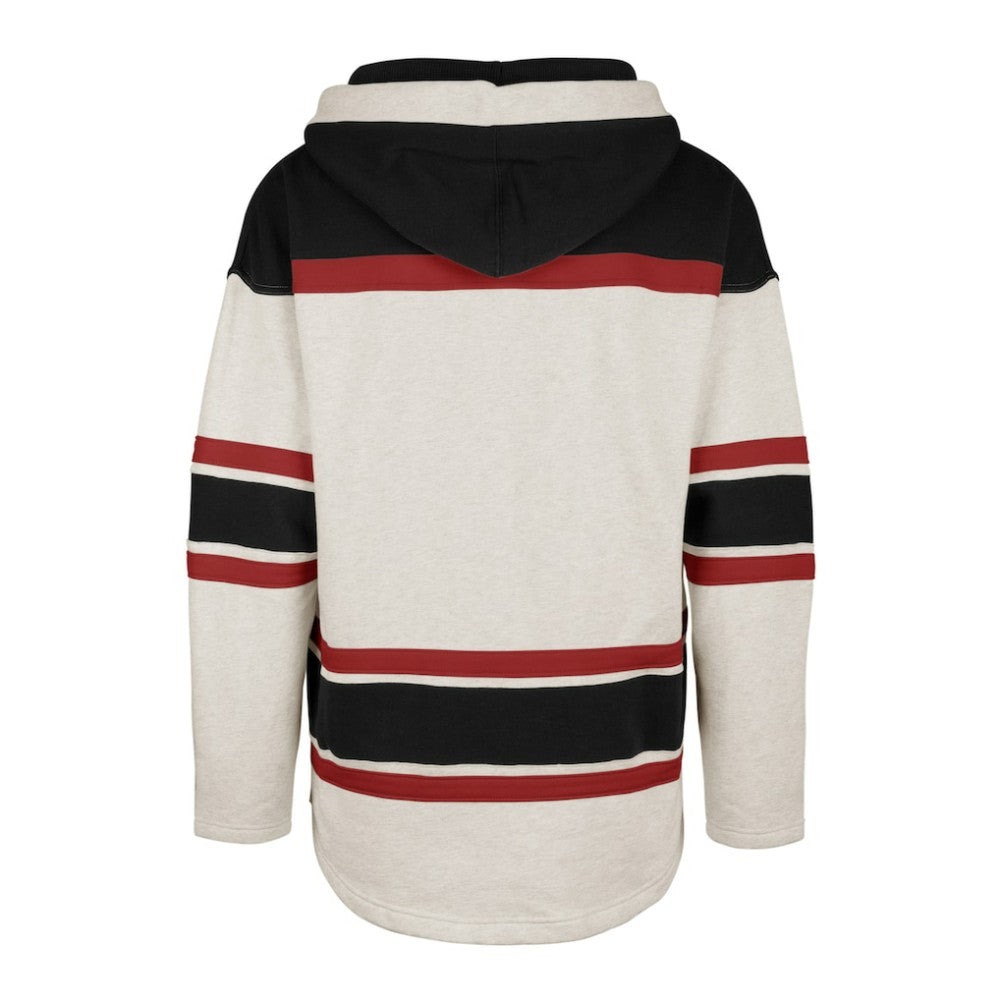 Ottawa Senators '47 Rockaway Lace-Up Pullover Hoodie - Oatmeal - NHL 4993252