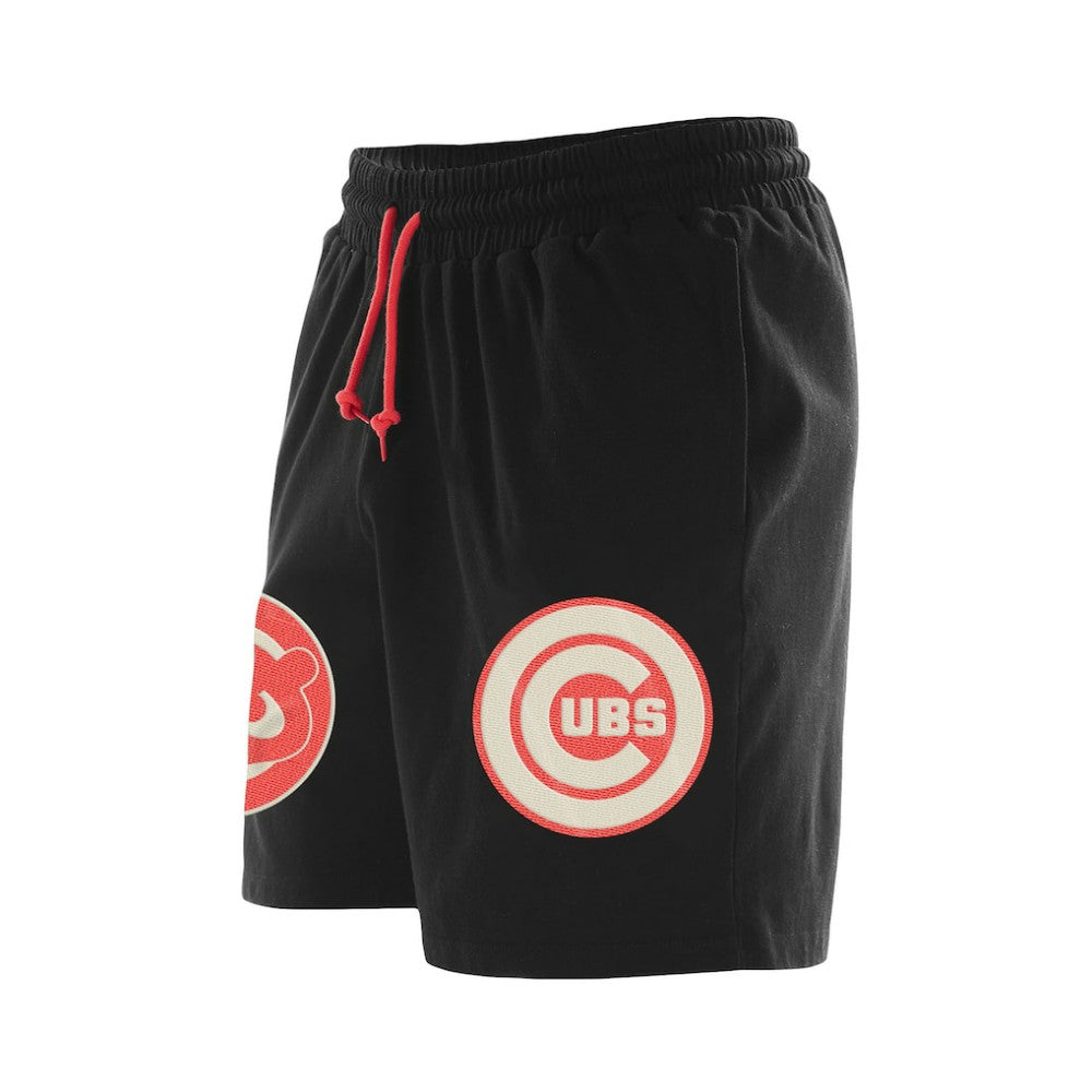 Chicago Cubs New Era Color Pack Knit Shorts - Black - New Era Online