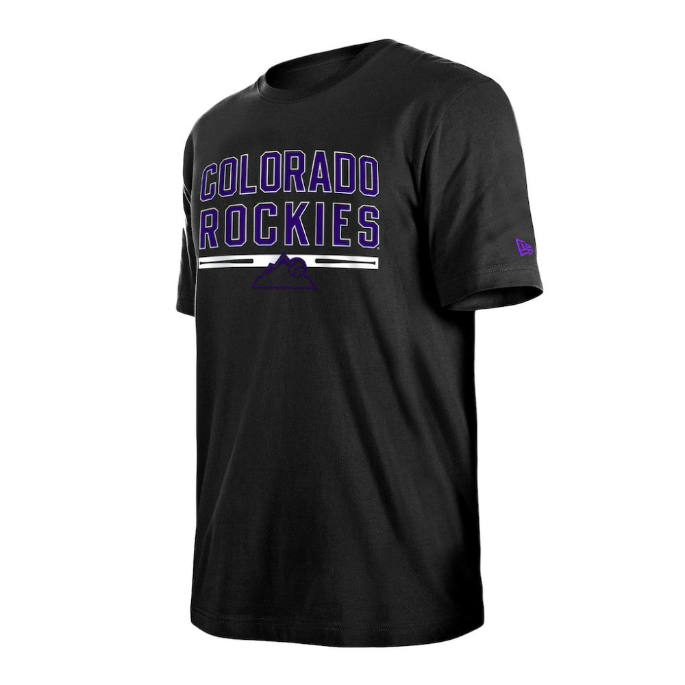 Colorado Rockies New Era Batting Practice T-Shirt - Black - New Era Lifestyle