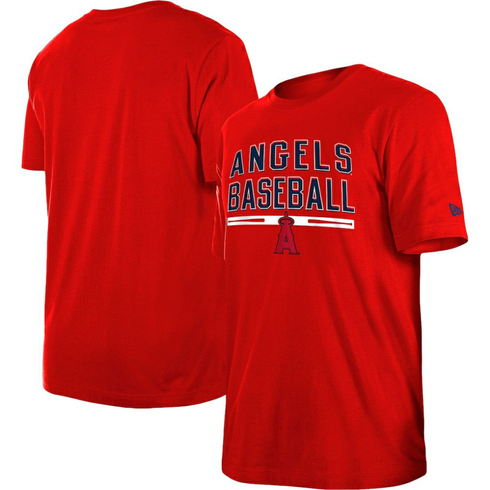 Los Angeles Angels New Era Batting Practice T-Shirt - Red - New Era on Sale