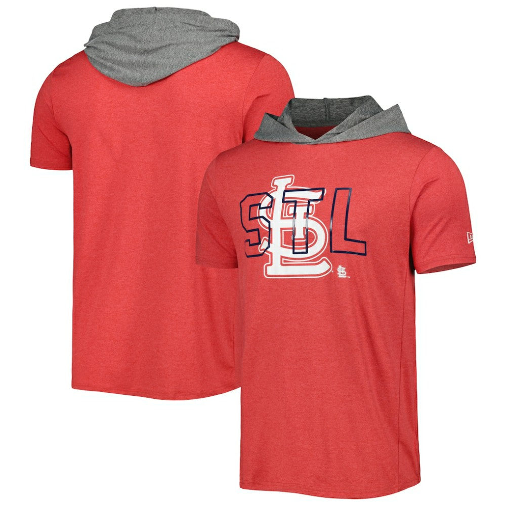 St. Louis Cardinals New Era Team Hoodie T-Shirt - Red - New Era Sale