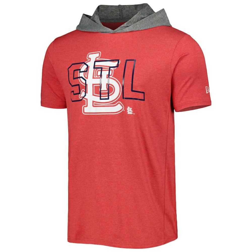 St. Louis Cardinals New Era Team Hoodie T-Shirt - Red - New Era Sale
