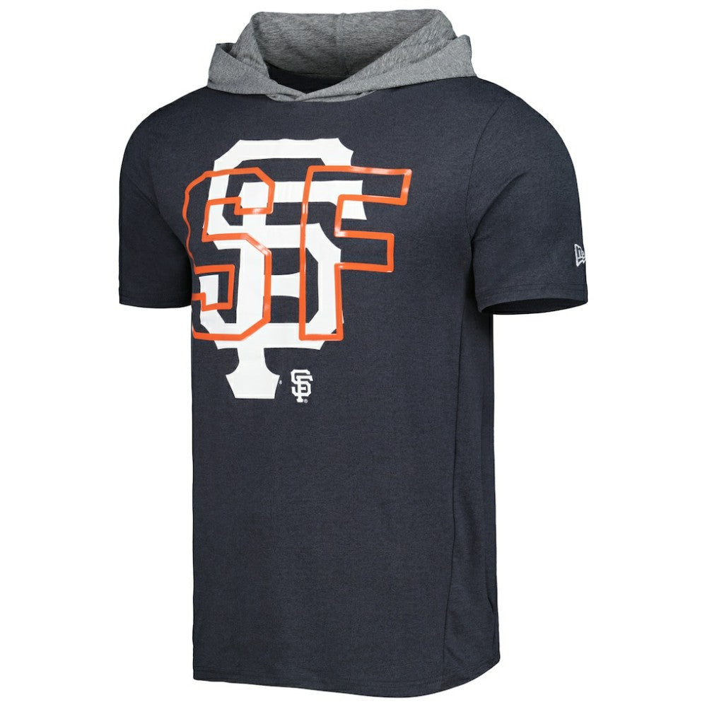 San Francisco Giants New Era Team Hoodie T-Shirt - Black - New Era Sale