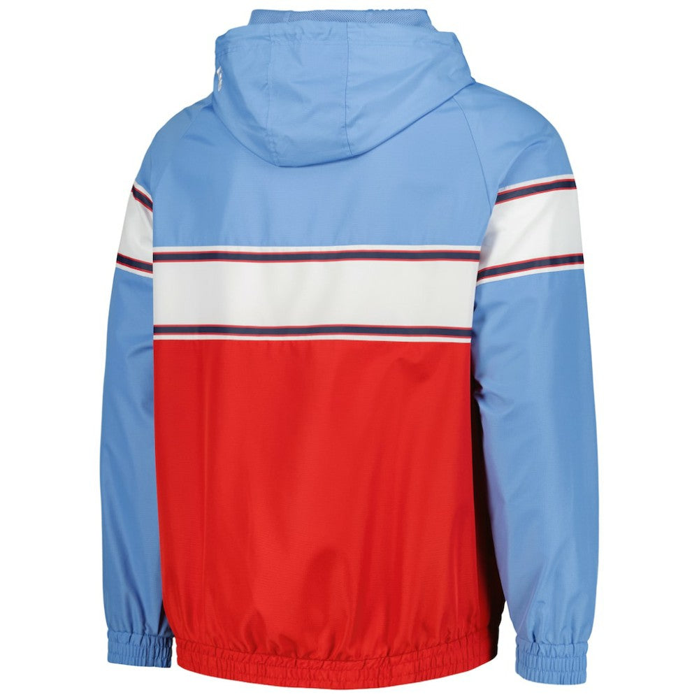 St. Louis Cardinals New Era Ripstop Raglan Quarter-Zip Hoodie - Light Blue - New Era Sale