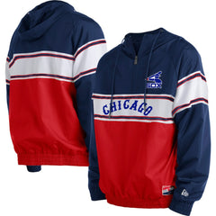 Chicago White Sox New Era Ripstop Raglan Quarter-Zip Hoodie - Navy - New Era Online