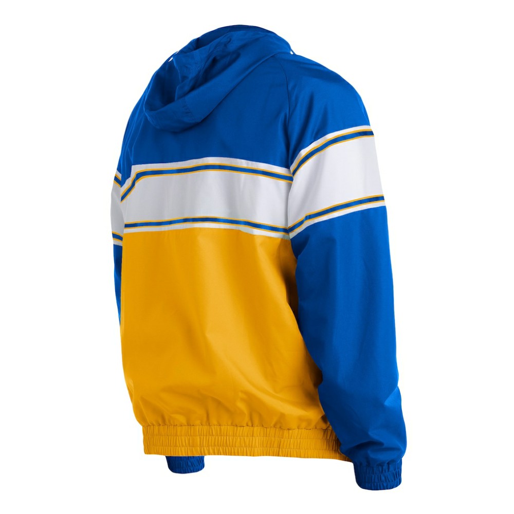 Milwaukee Brewers New Era Ripstop Raglan Quarter-Zip Hoodie - Royal - New Era Online