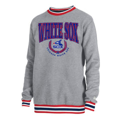Chicago White Sox New Era Throwback Classic Pullover Sweatshirt - Heather Gray - New Era Sale