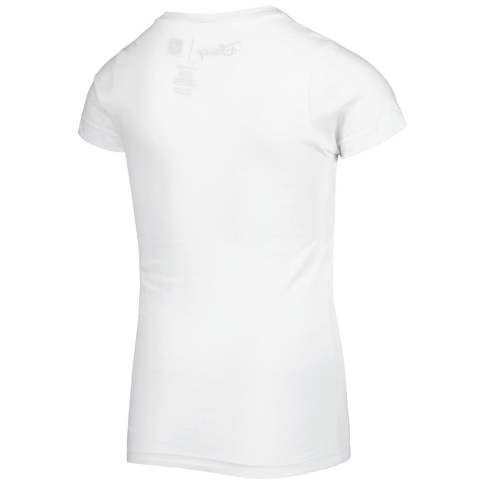 Seattle Kraken Girls Youth Mickey Mouse Go Team Go T-Shirt - White - NHL 4994887