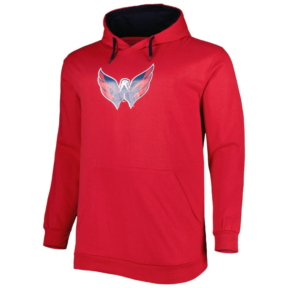 Washington Capitals Big & Tall Fleece Pullover Hoodie - Red - NHL 4995012