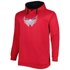Washington Capitals Big & Tall Fleece Pullover Hoodie - Red - NHL 4995012