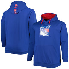 New York Rangers Big & Tall Fleece Pullover Hoodie - Blue - NHL 4995021