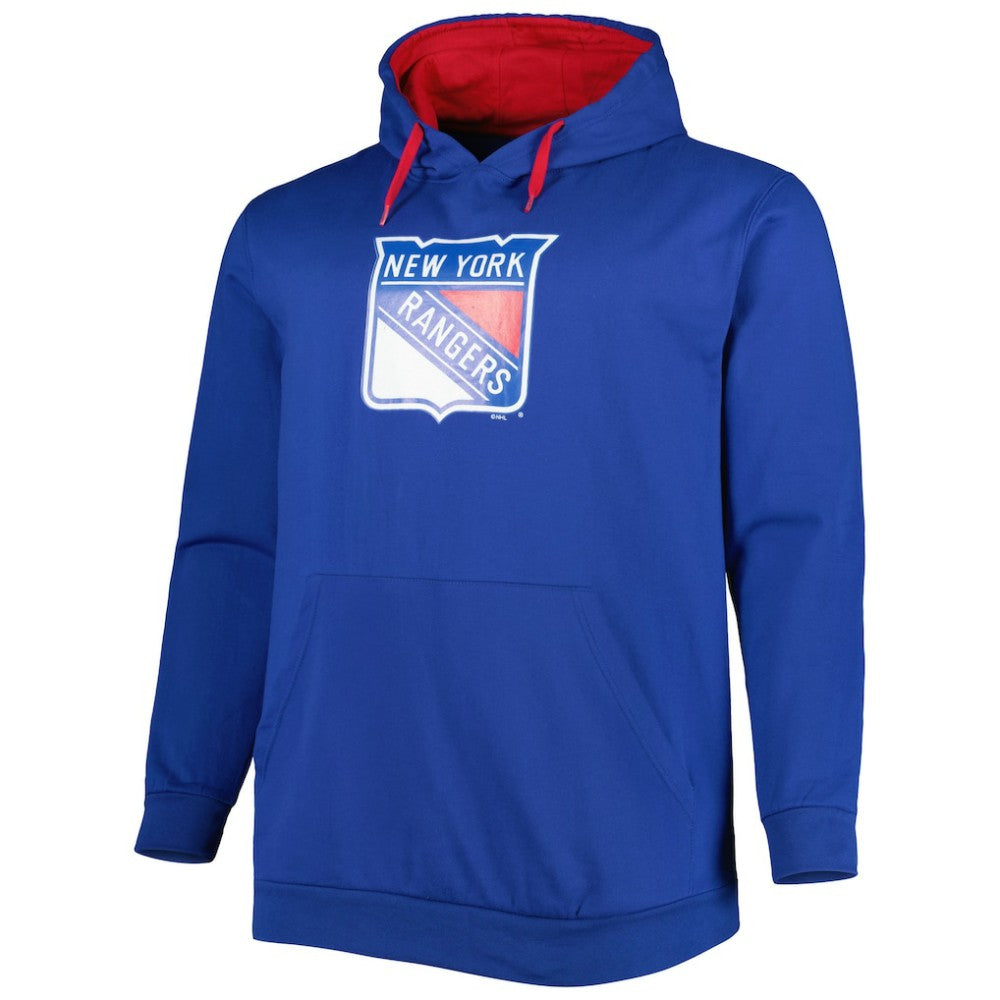 New York Rangers Big & Tall Fleece Pullover Hoodie - Blue - NHL 4995021