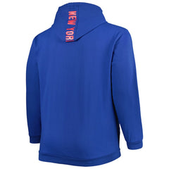 New York Rangers Big & Tall Fleece Pullover Hoodie - Blue - NHL 4995021