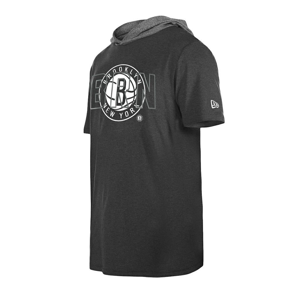 Brooklyn Nets Active Hoodie T-Shirt Black | New Era for sale