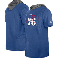 Philadelphia 76ers Active Hoodie T-Shirt Royal | New Era Lifestyle