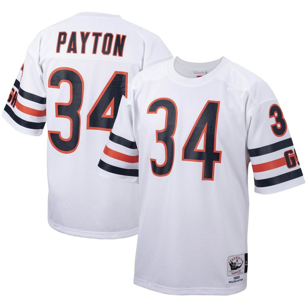 Mitchell & Ness Walter Payton Chicago Bears Big & Tall 1985 Retired Player Replica Jersey White