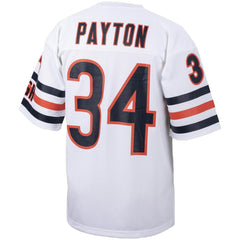 Mitchell & Ness Walter Payton Chicago Bears Big & Tall 1985 Retired Player Replica Jersey White