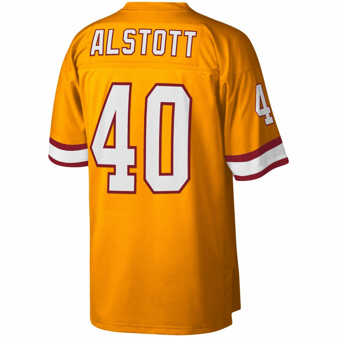 Mitchell & Ness Mike Alstott Tampa Bay Buccaneers Big & Tall 1996 Retired Player Replica Jersey Orange
