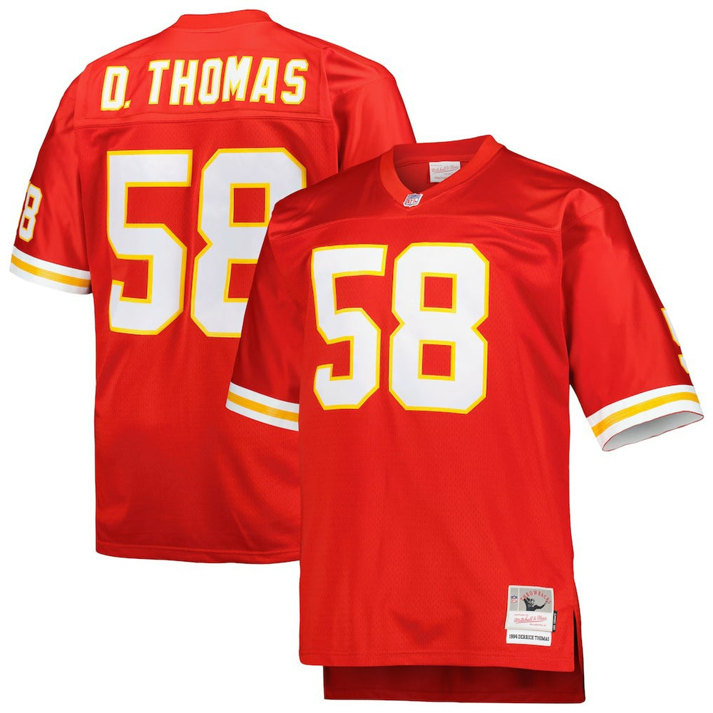 Mitchell & Ness Derrick Thomas Kansas City Chiefs Big & Tall 1994 Retired Player Replica Jersey Red