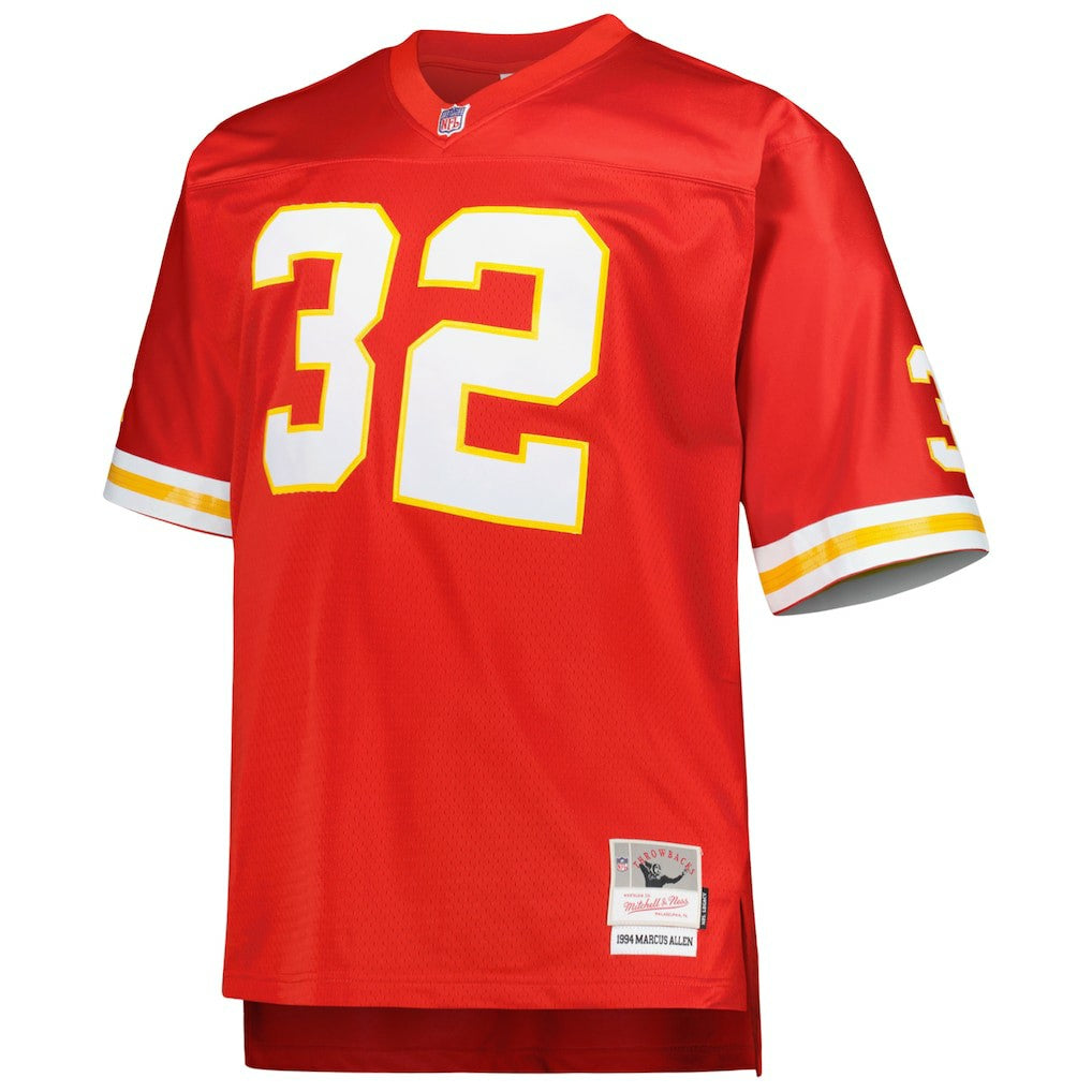 Mitchell & Ness Marcus Allen Kansas City Chiefs Big & Tall 1994 Retired Player Replica Jersey Red