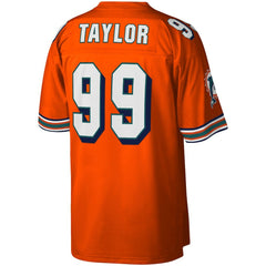 Mitchell & Ness Jason Taylor Miami Dolphins Big & Tall 2004 Retired Player Replica Jersey Orange