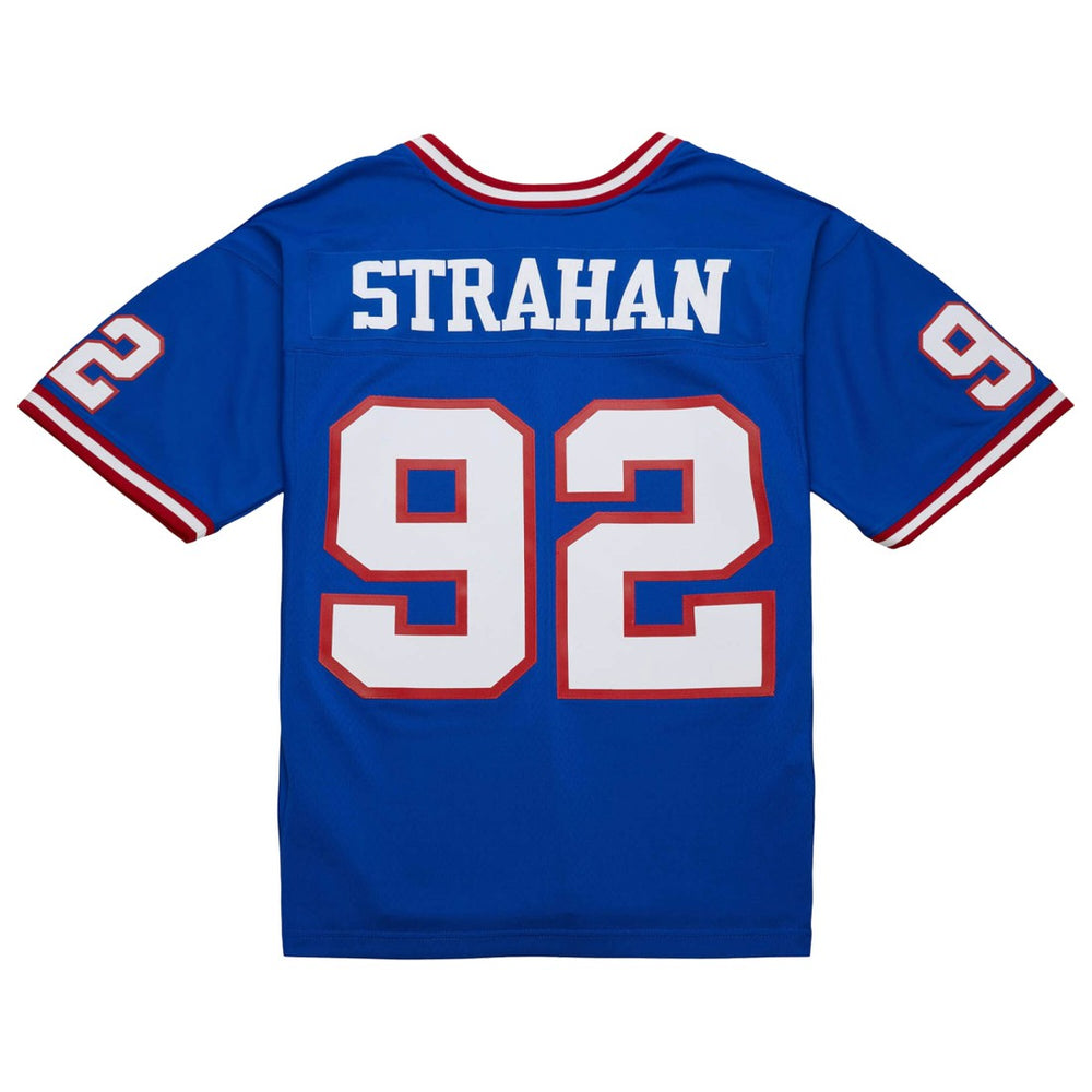 Mitchell & Ness Michael Strahan New York Giants Big & Tall 1993 Retired Player Replica Jersey Royal