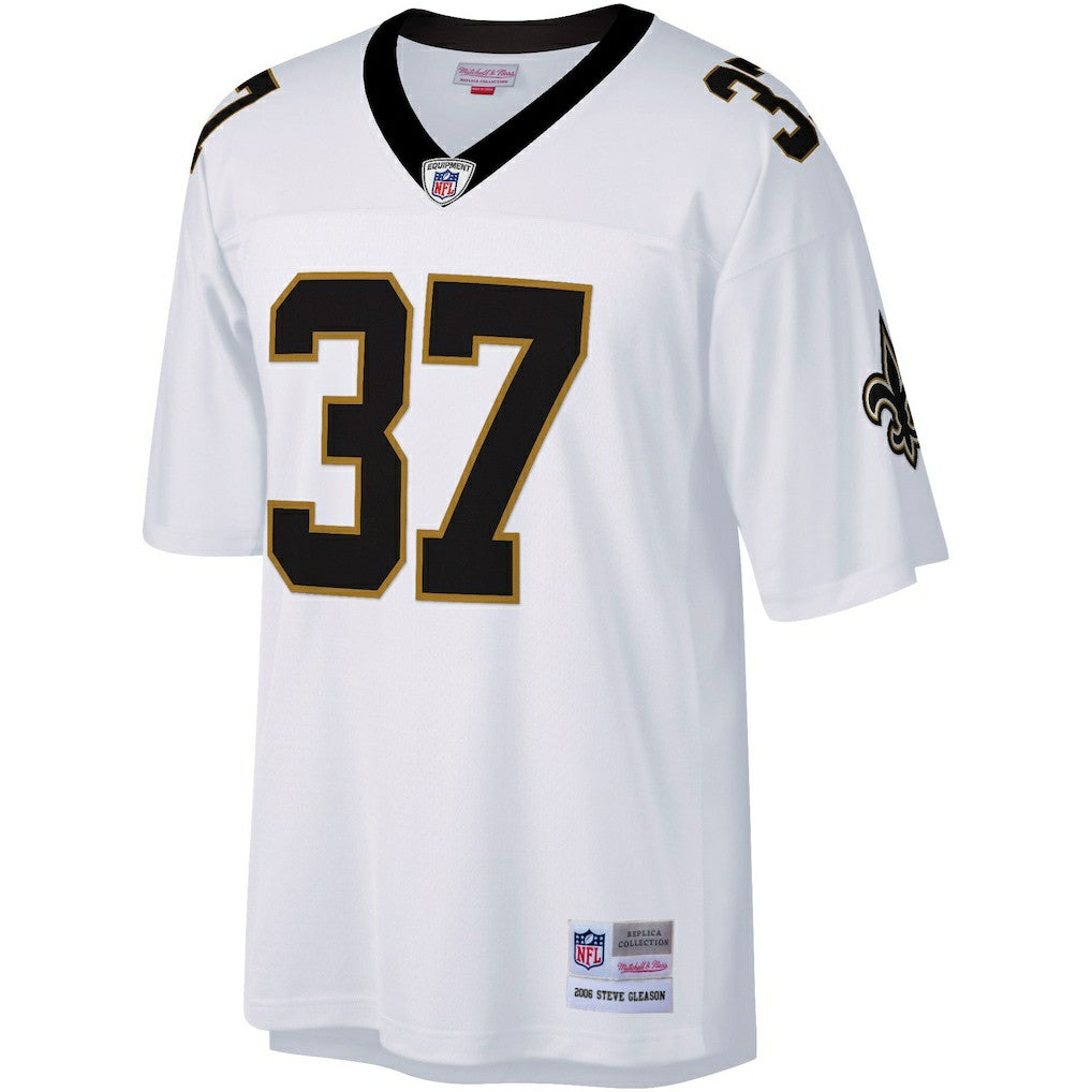 Mitchell & Ness Steve Gleason New Orleans Saints Big & Tall 2006 Retired Player Replica Jersey White