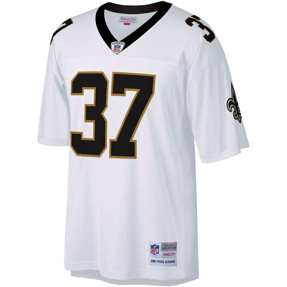 Mitchell & Ness Steve Gleason New Orleans Saints Big & Tall 2006 Retired Player Replica Jersey White