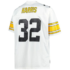 Mitchell & Ness Franco Harris Pittsburgh Steelers Big & Tall 1976 Retired Player Replica Jersey White