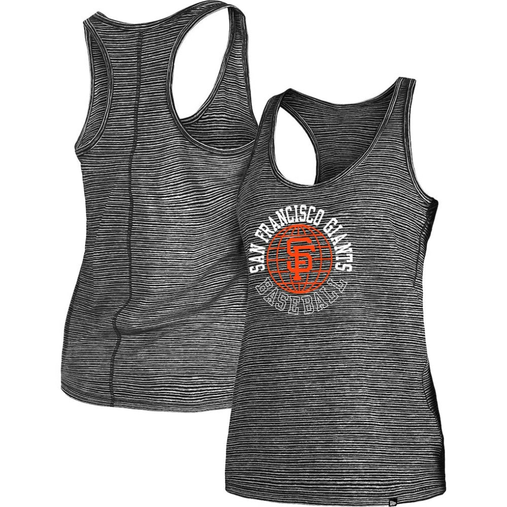 San Francisco Giants New Era Women's Active Racerback Tank Top - Black - New Era on Sale