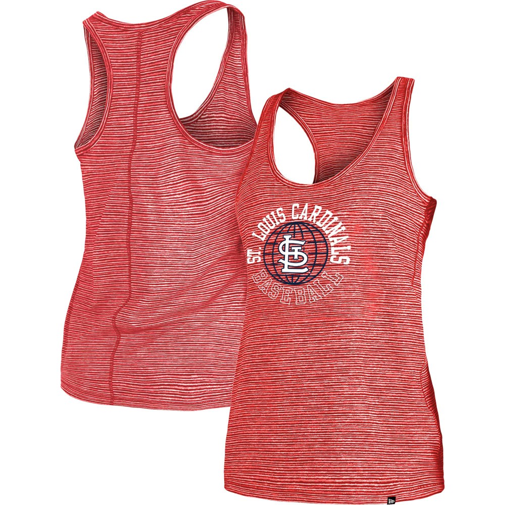 St. Louis Cardinals New Era Women's Active Racerback Tank Top - Red - New Era Online