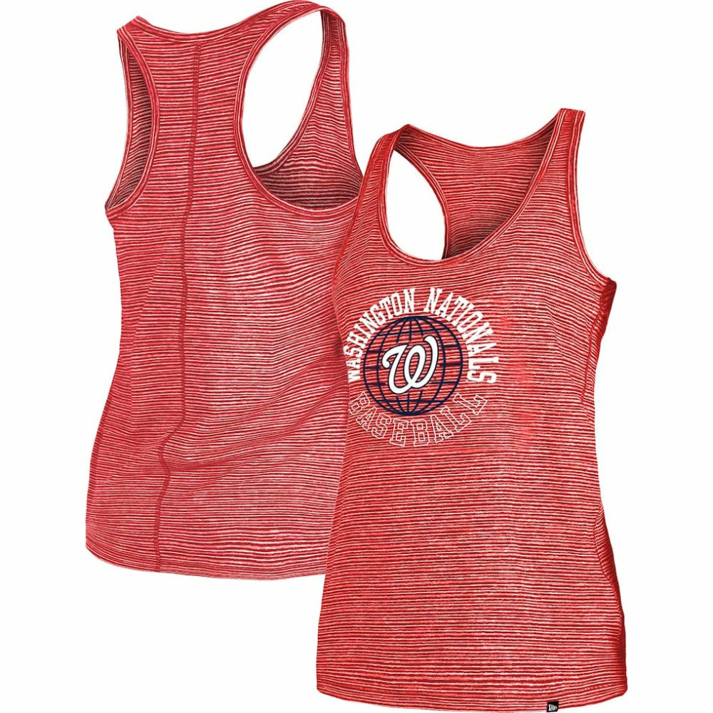Washington Nationals New Era Women's Active Racerback Tank Top - Red - New Era Lifestyle