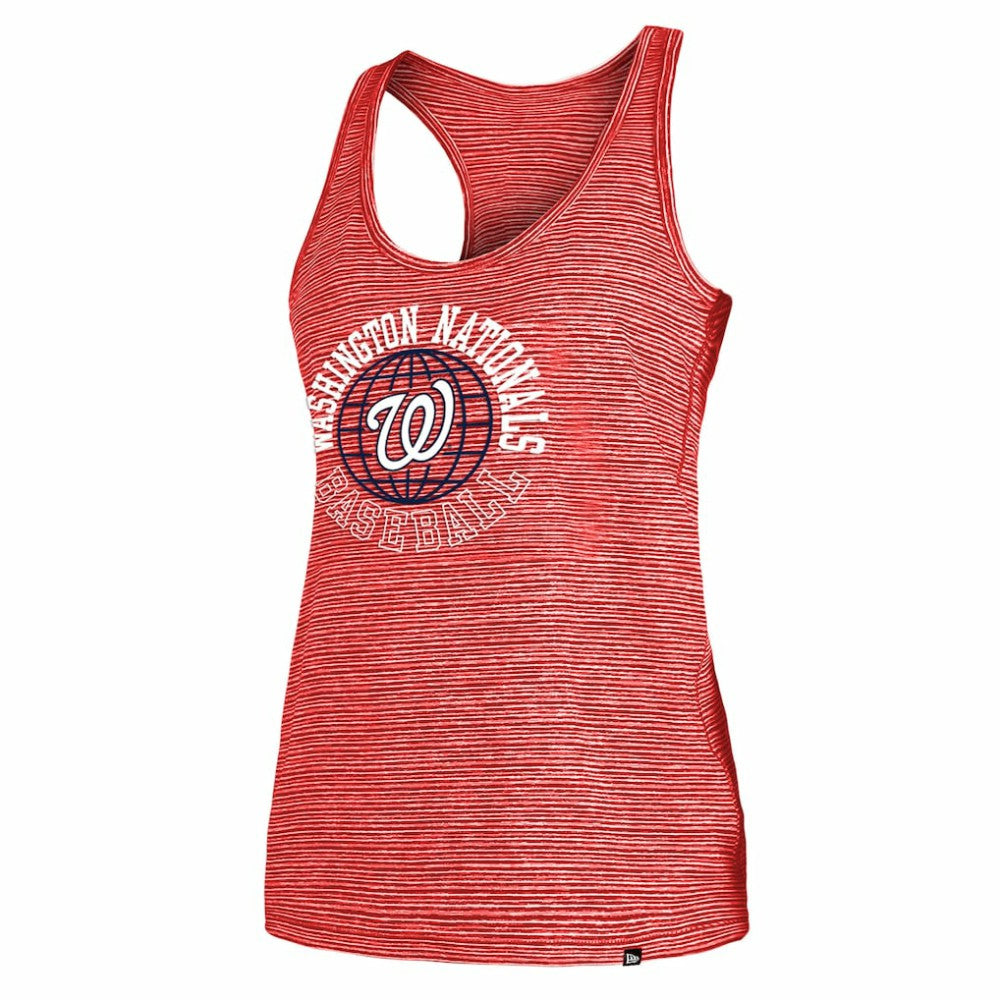 Washington Nationals New Era Women's Active Racerback Tank Top - Red - New Era Lifestyle