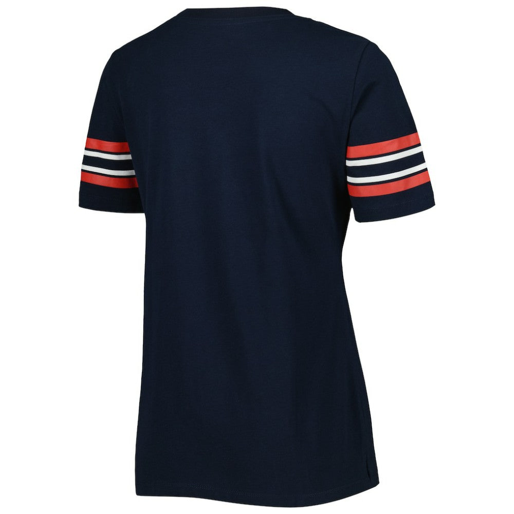 Boston Red Sox New Era Women's Team Stripe T-Shirt - Navy - New Era on Sale