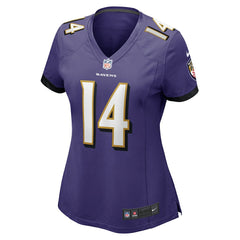 Nike Kyle Hamilton Baltimore Ravens Women's Player Game Jersey Purple