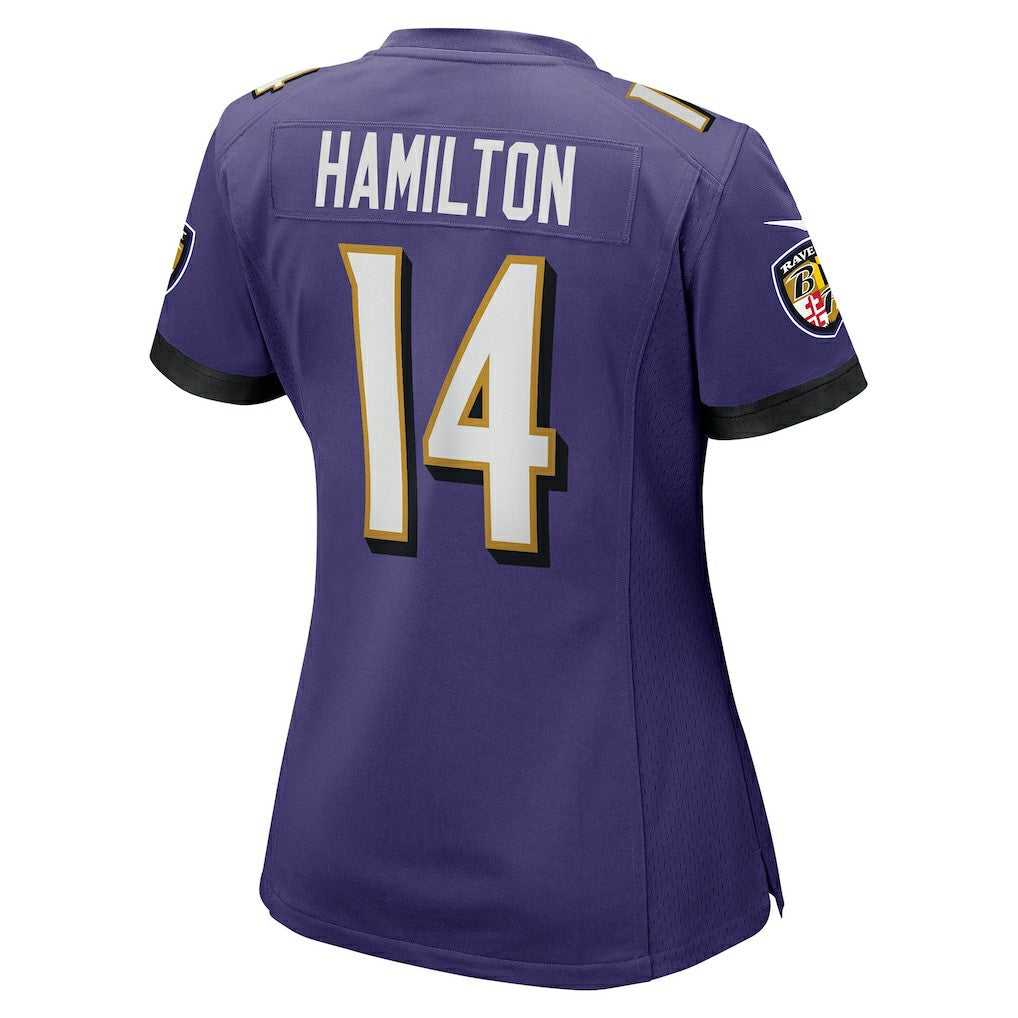 Nike Kyle Hamilton Baltimore Ravens Women's Player Game Jersey Purple