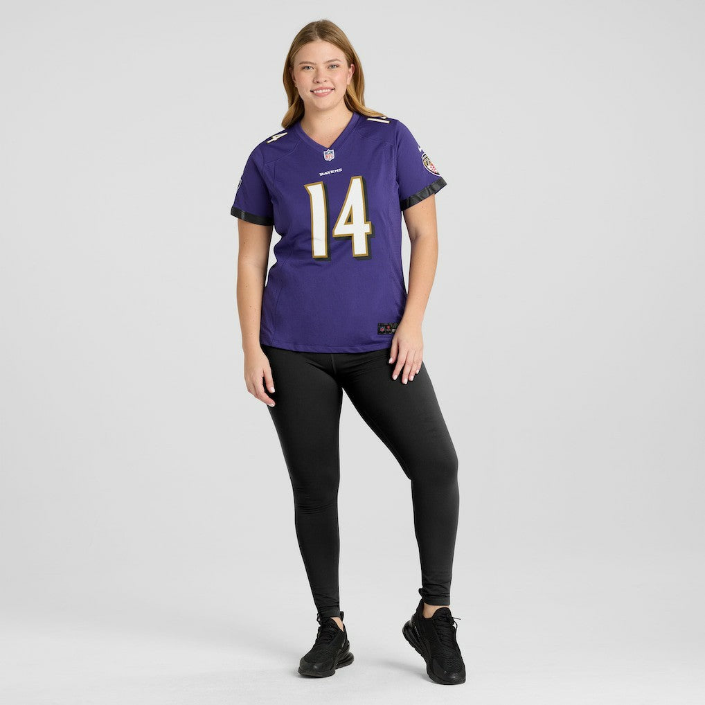 Nike Kyle Hamilton Baltimore Ravens Women's Player Game Jersey Purple