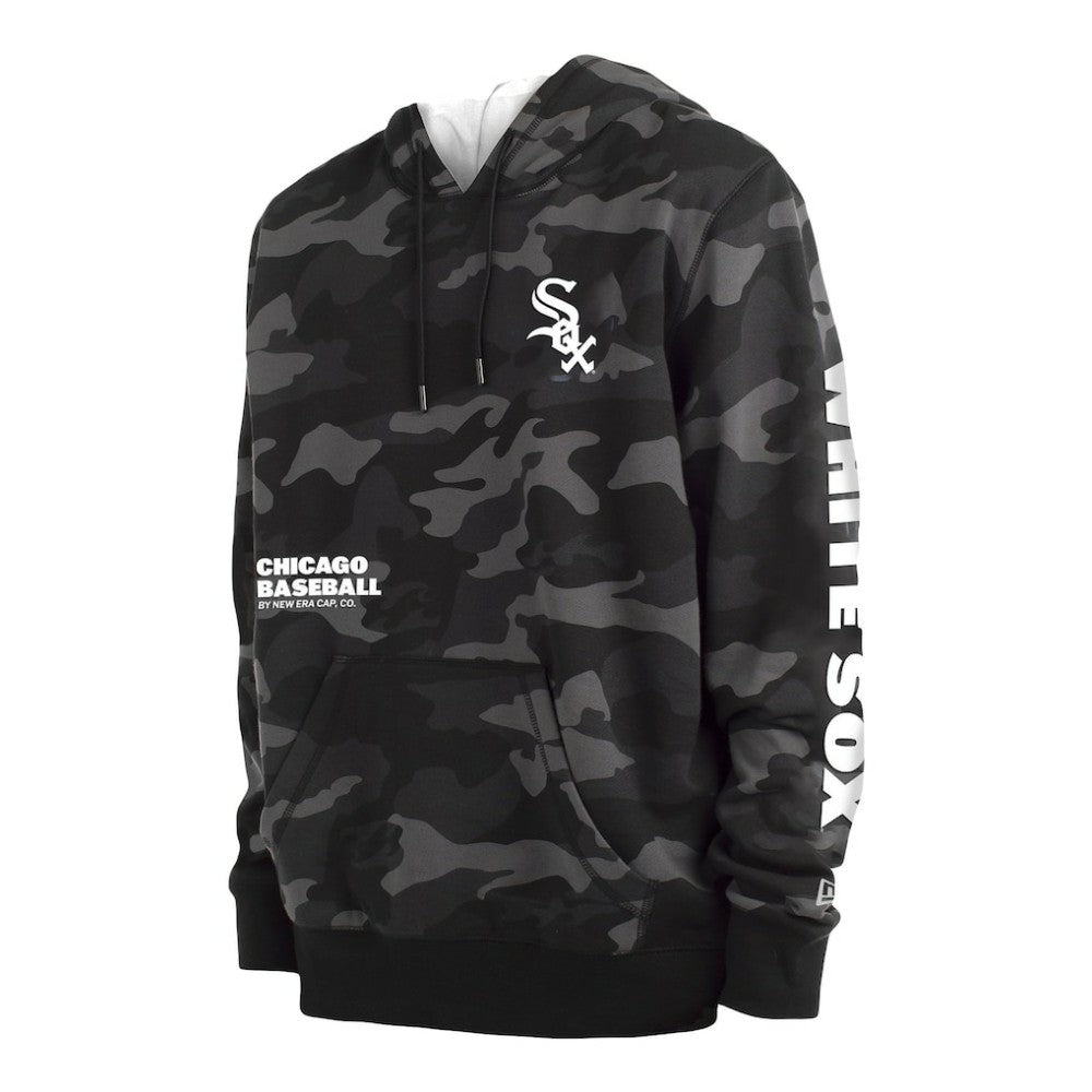Chicago White Sox New Era Camo Pullover Hoodie - Black - New Era Sale