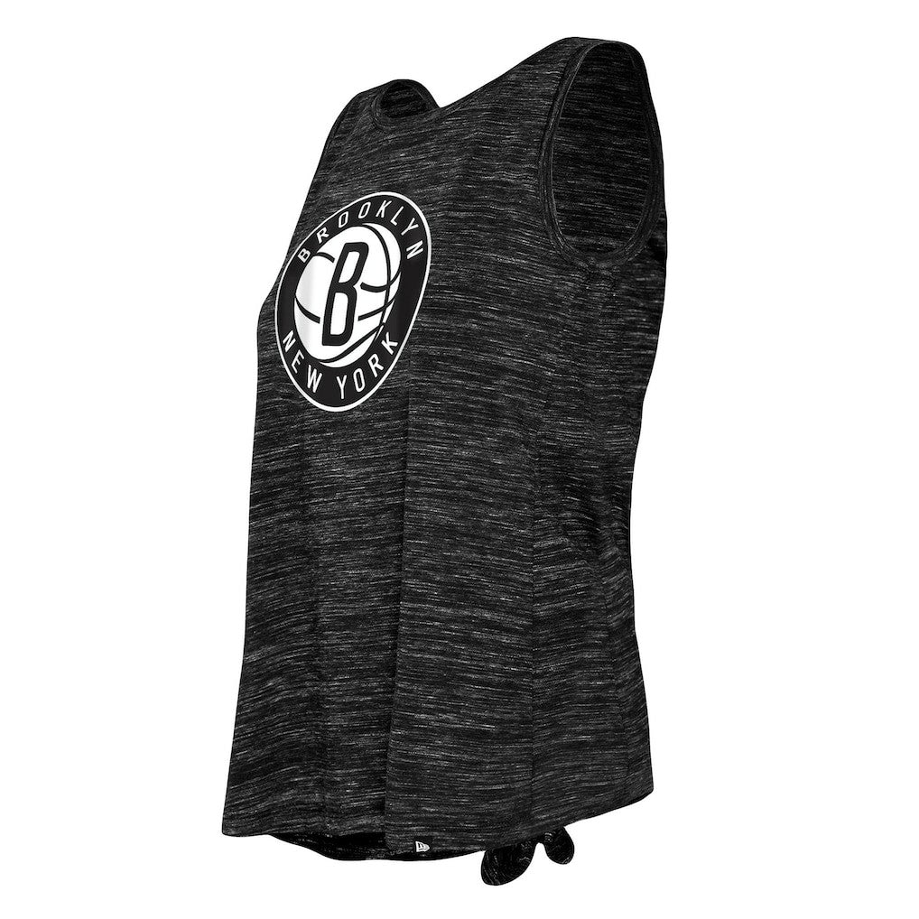 Brooklyn Nets Women's Space Dye Active Tank Top Black | New Era discount