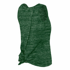 Milwaukee Bucks Women's Space Dye Active Tank Top Hunter Green | New Era US