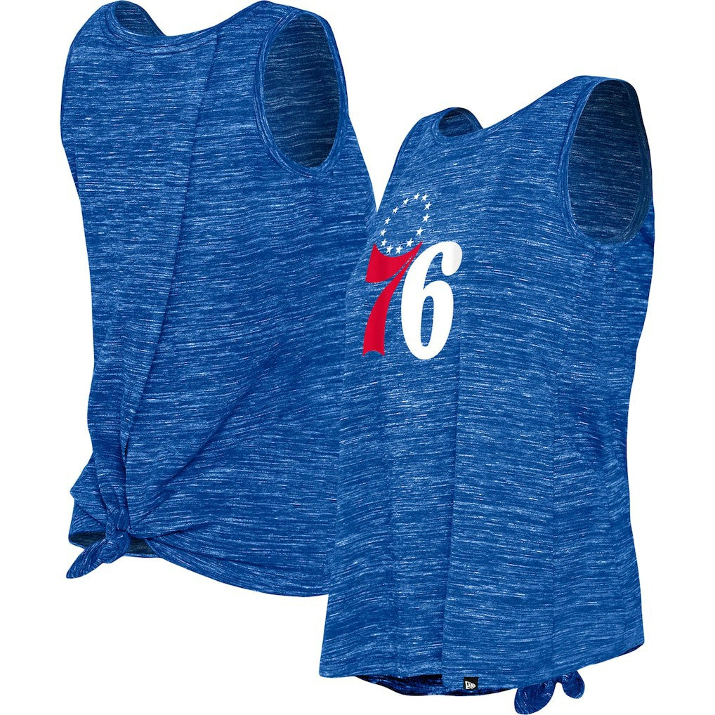 Philadelphia 76ers Women's Space Dye Active Tank Top Royal | New Era