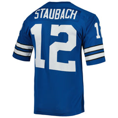 Mitchell & Ness Roger Staubach Dallas Cowboys 1971 Authentic Throwback Retired Player Jersey Royal