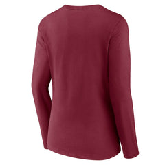Fanatics Washington Commanders Women's Hometown Sweep Long Sleeve V-Neck T-Shirt Burgundy